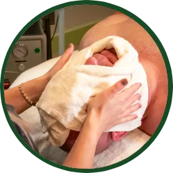 <p>Ideal for sensitive skin, organic facials help reduce inflammation, promote a healthy glow, and support overall skin wellness without harsh synthetic additives.</p>