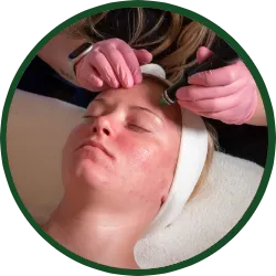 <p>Our Hydrafacial service is an innovative treatment that delivers incredible results. This non-invasive treatment uses organic products that are gentle on your skin, leaving your face feeling refreshed.</p>