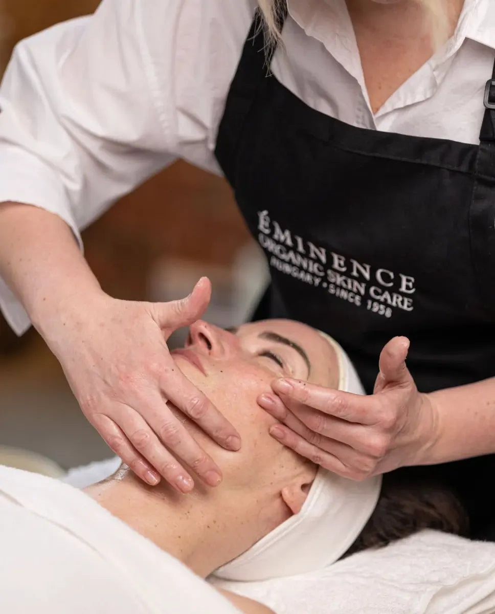 Relaxing organic facial at a Bradenton med spa