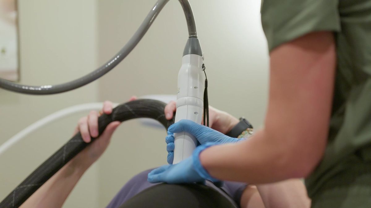 Fractional laser resurfacing treatment on the face at Organic Skin and Body in Bradenton
