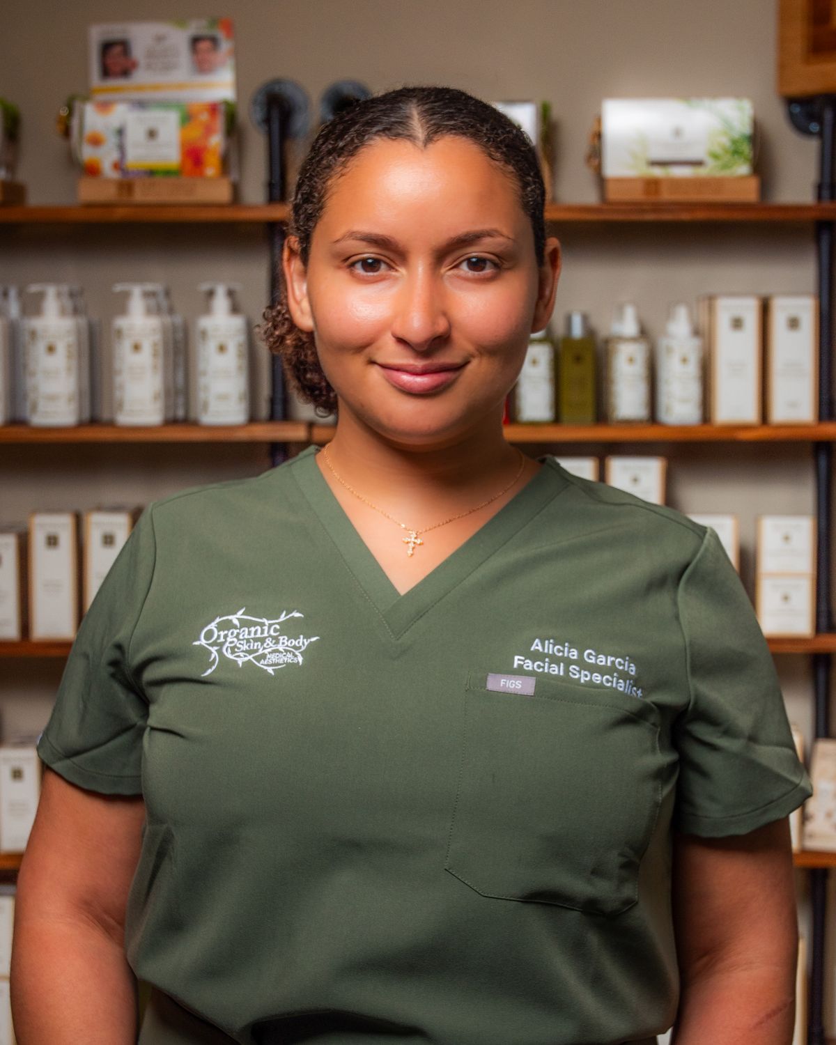 Organic Skin and Body team member at the Bradenton med spa
