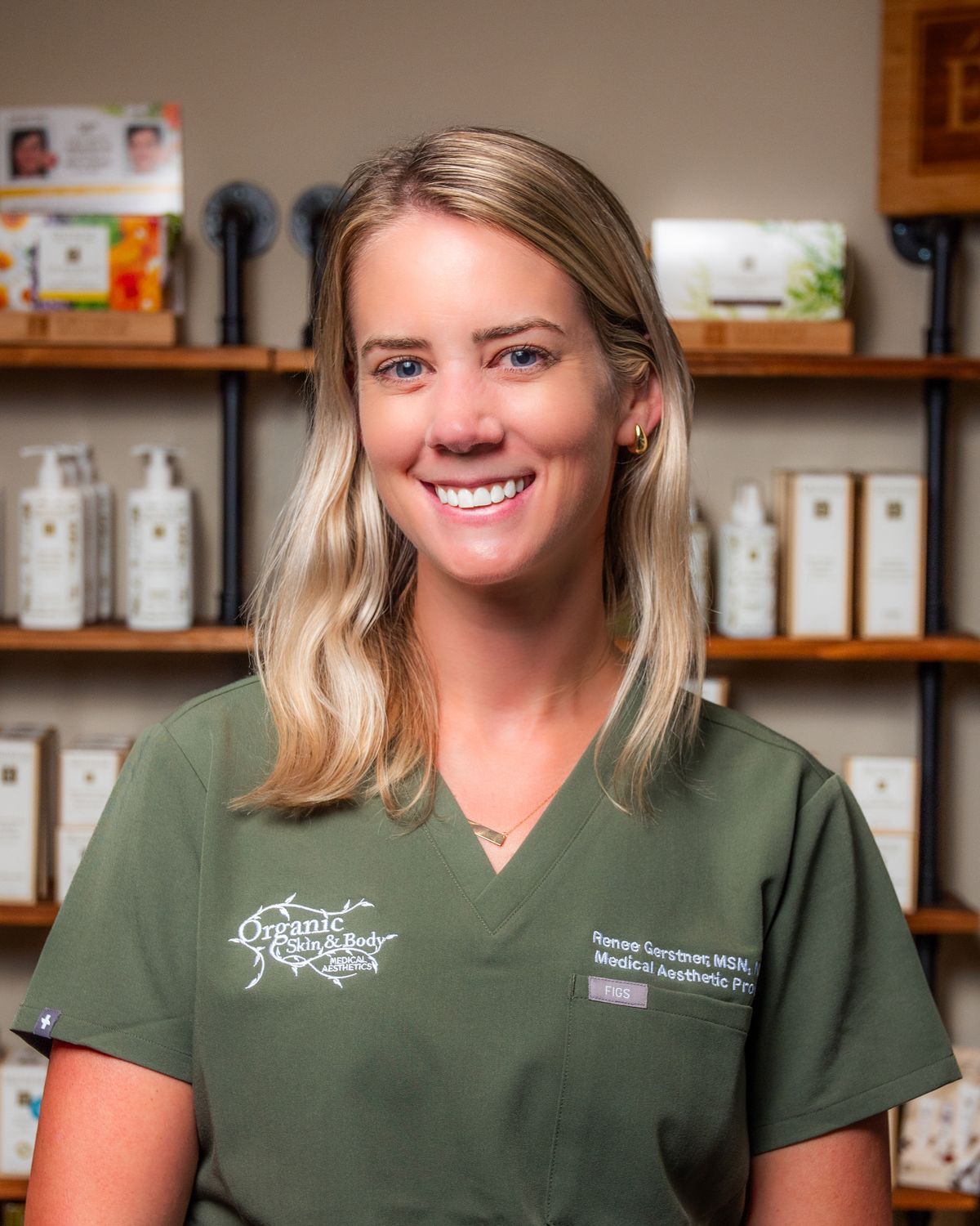 Organic Skin and Body team member at the Bradenton med spa